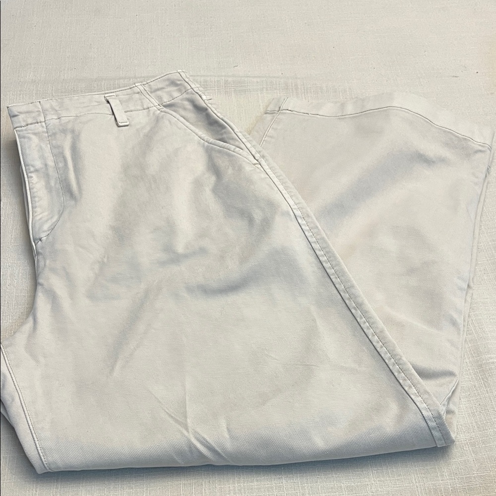 GAP Wide Leg Loose Khaki Pants